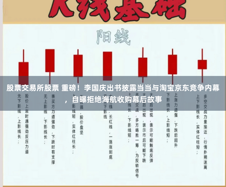 股票交易所股票 重磅！李国庆出书披露当当与淘宝京东竞争内幕，自曝拒绝海航收购幕后故事