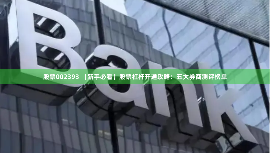 股票002393 【新手必看】股票杠杆开通攻略：五大券商测评榜单